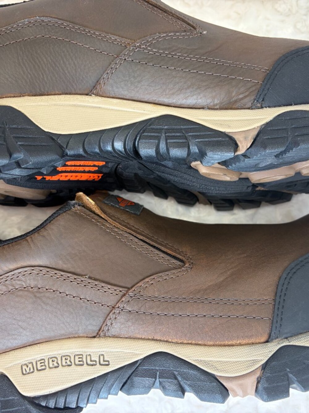 New Mens Merrell Moab Adventure Moc waterproof full grain leather and carbon toe - Picture 7 of 9